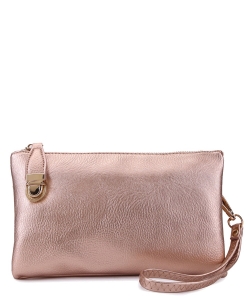 Fashion Clutch Crossbody Bag WU020B ROSE GOLD